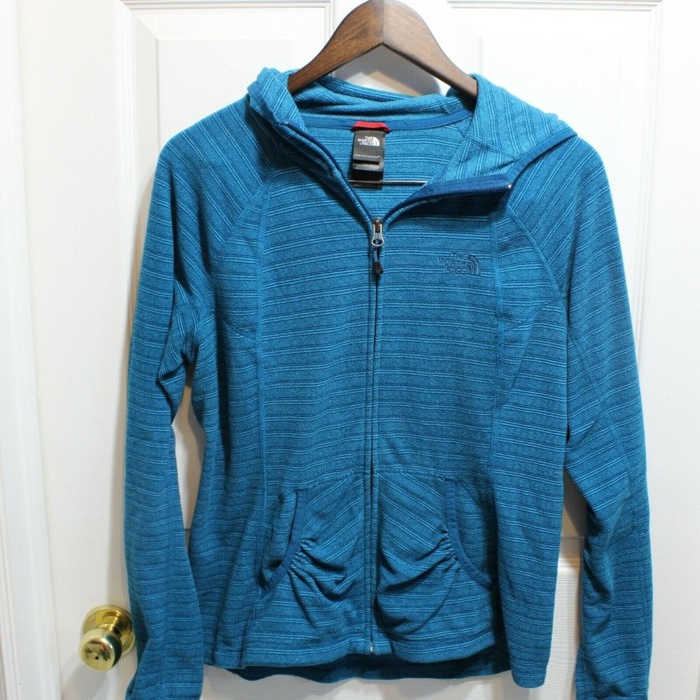The North Face Hoodie Womens Medium Full Zip Blue
